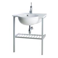 Lavabo chân trụ INOX - LF5306+AS006CTN