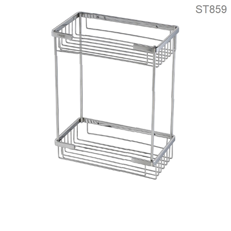 Kệ Inox vuông 2 tầng - ST859
