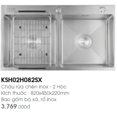 Chậu chén inox 304 cao cấp CAESAR. Đẳng cấp đã được chứng minh qua thời gian.